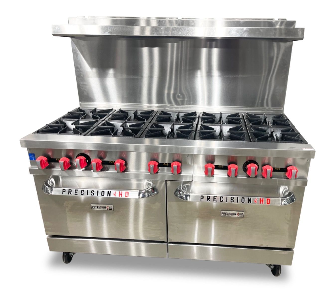 Exterior Precision 10 Burner HD Gas Range Features