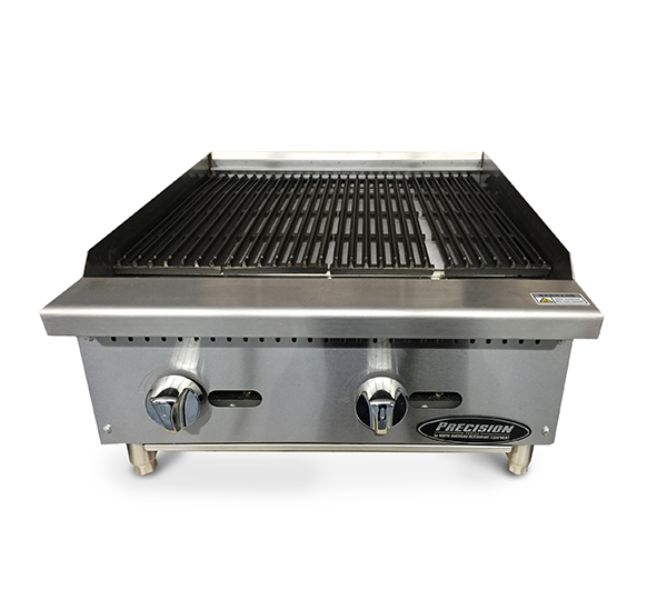 Exterior 24″ Radiant Char Grill Feature