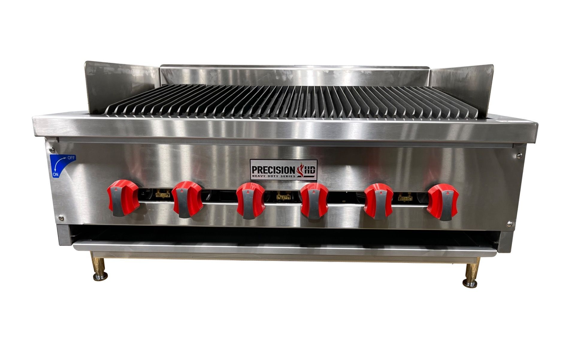 Exterior 36″ Heavy Duty Radiant Char Boiler Gas Grill Feature