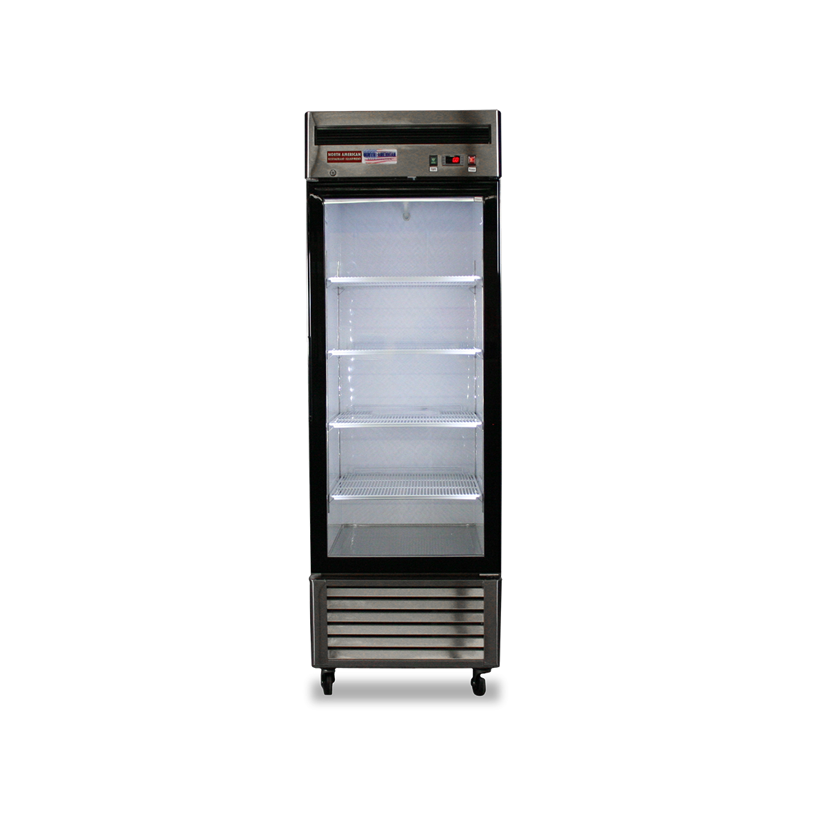 Exterior A1GDC-SS Glass Door Reach In Refrigerator