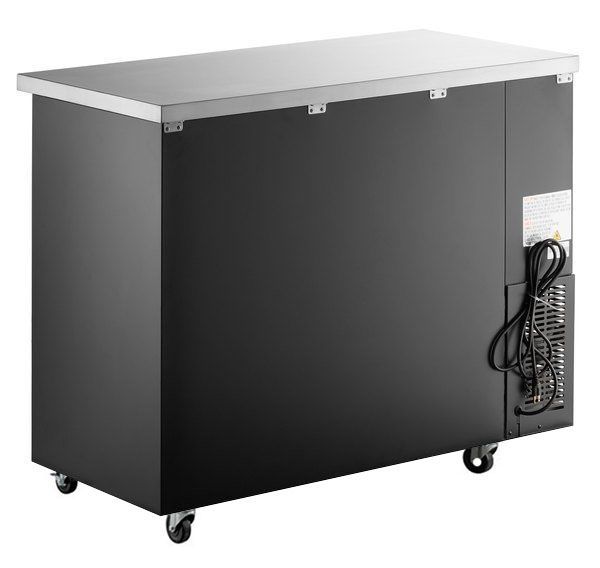 Back View - 48” Back Bar Refrigerator With Sliding Doors