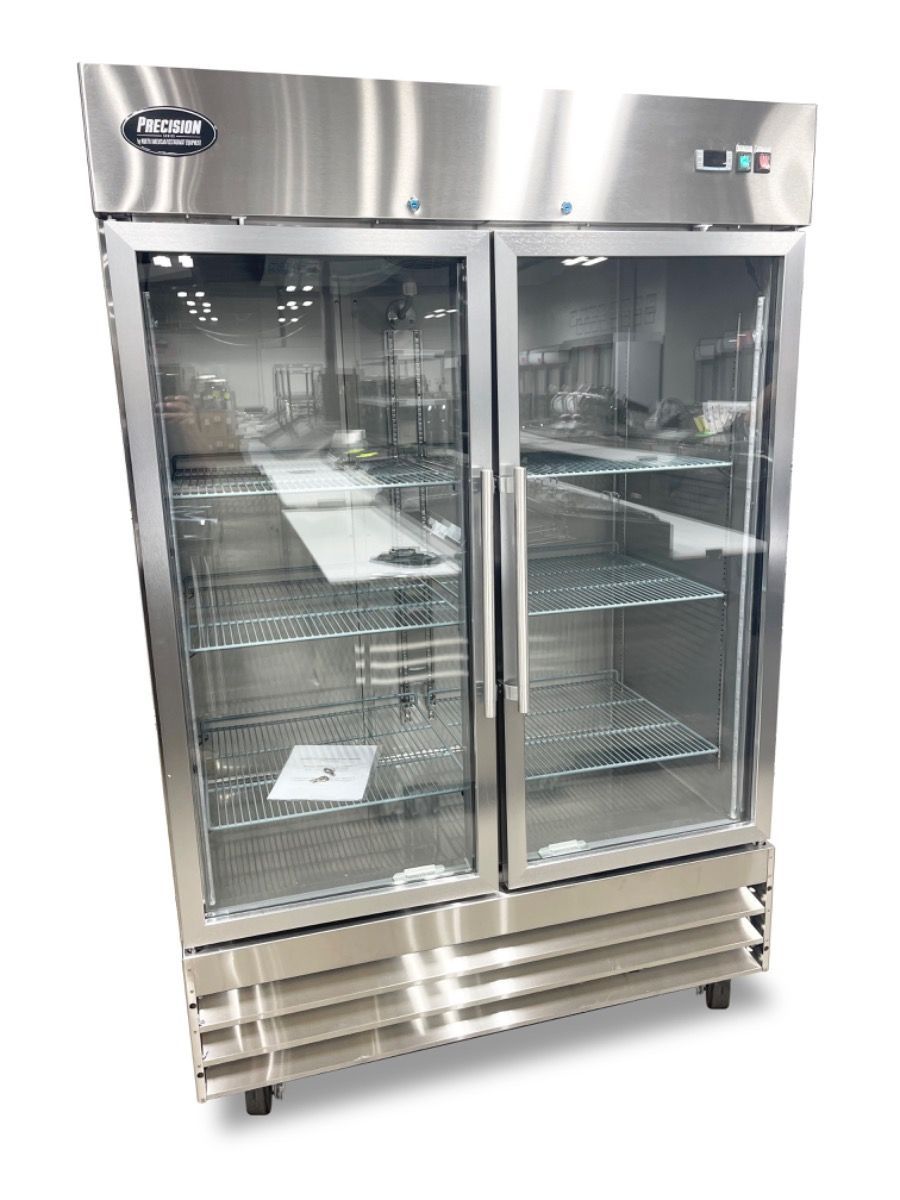 Exterior Freezer Glass Double Door Merchandiser
