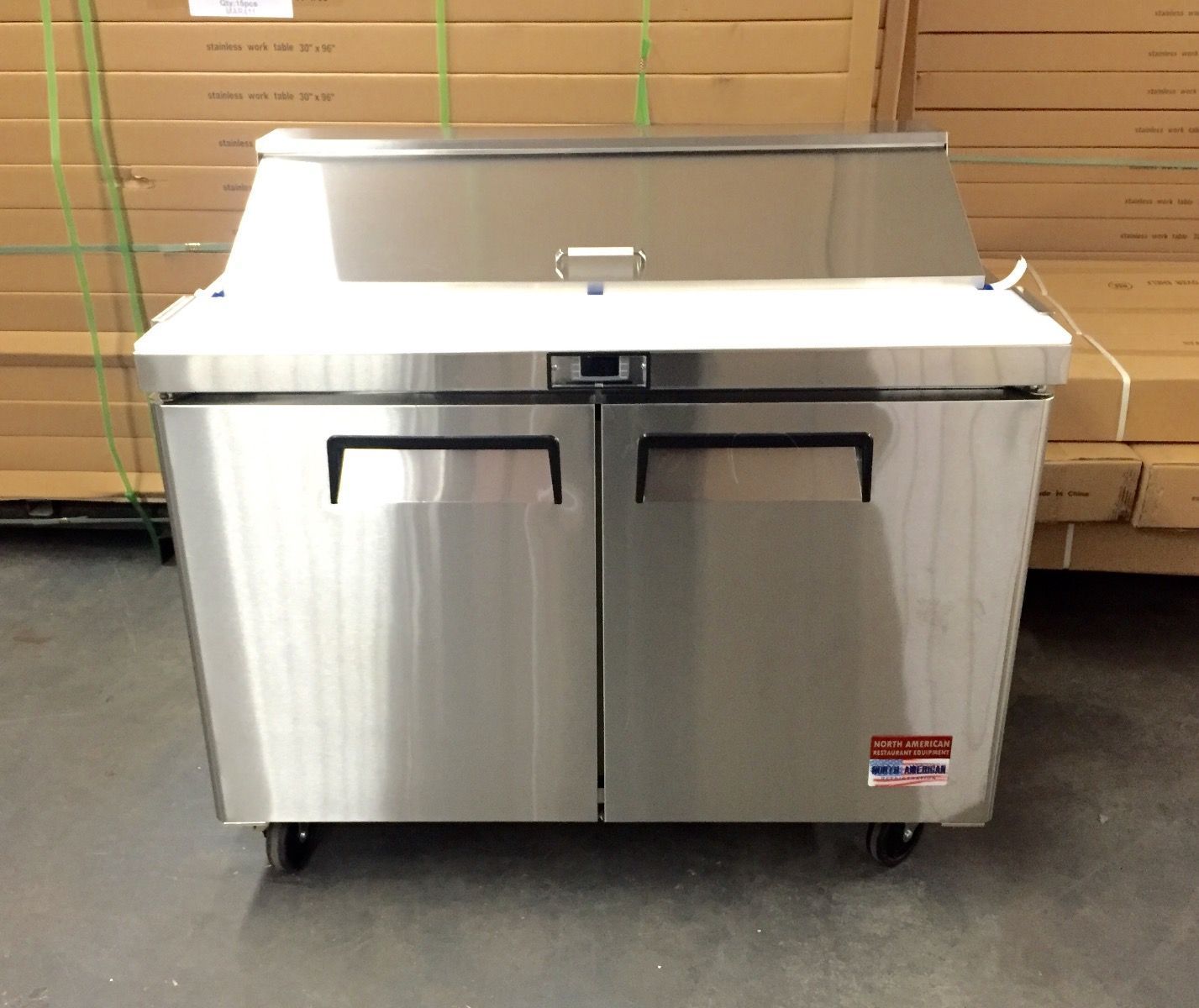 Exterior 48″ Sandwich Prep Unit 12 Pan