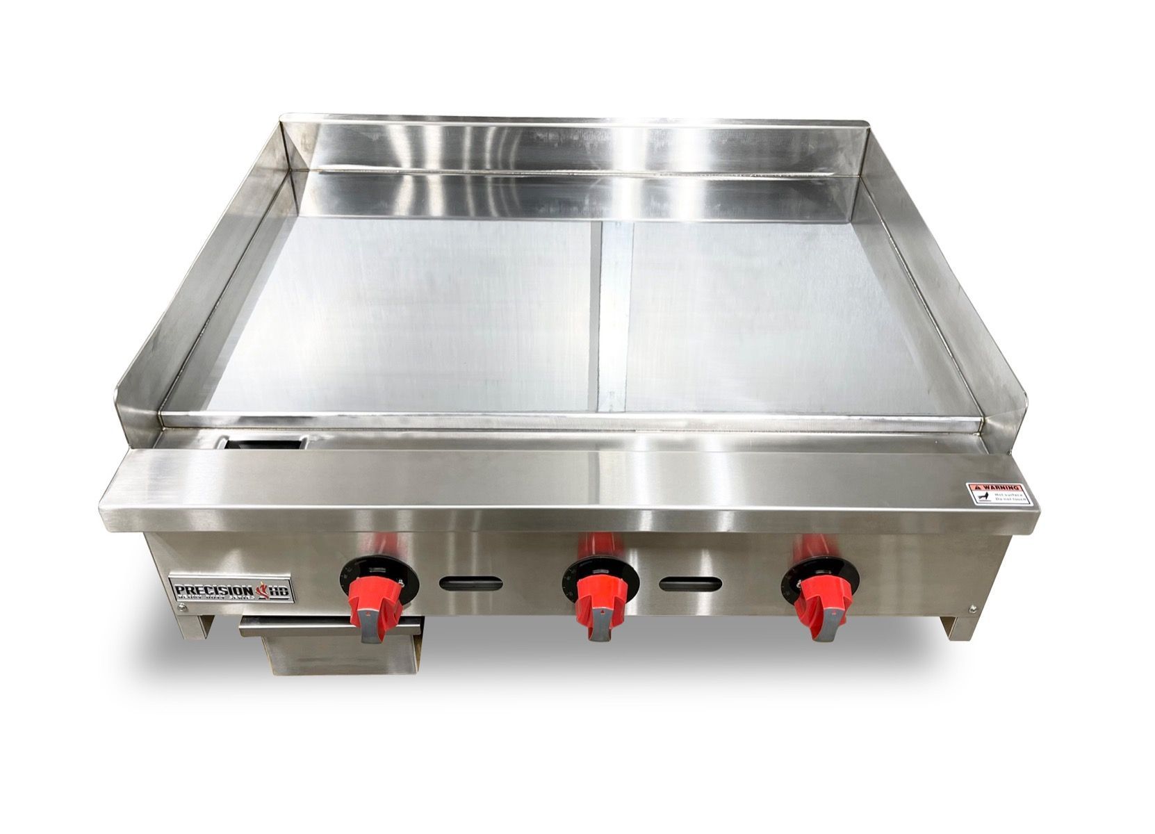 Exterior 36″ Chrome Griddle Feature