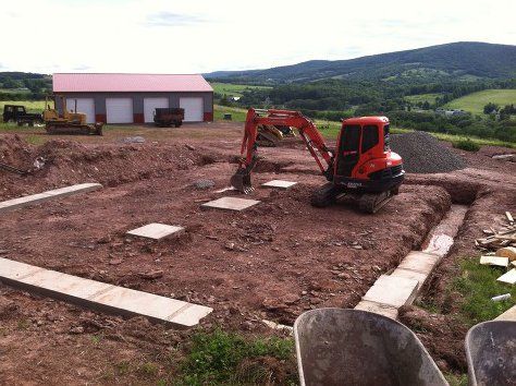 Tractor Digging hard
