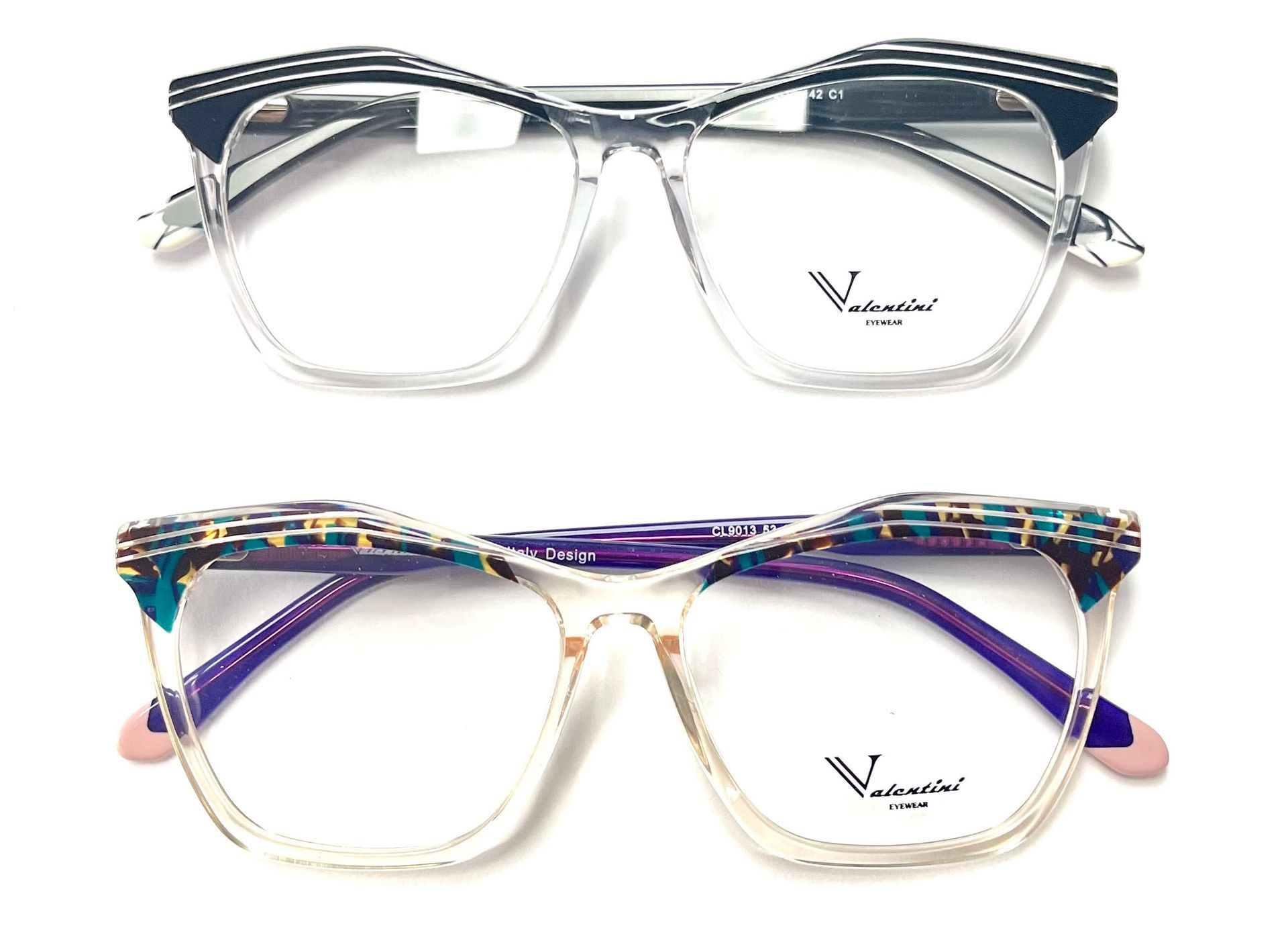 Two pairs of eyeglasses