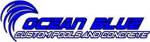 Ocean Blue Custom Pools and Concrete - Logo