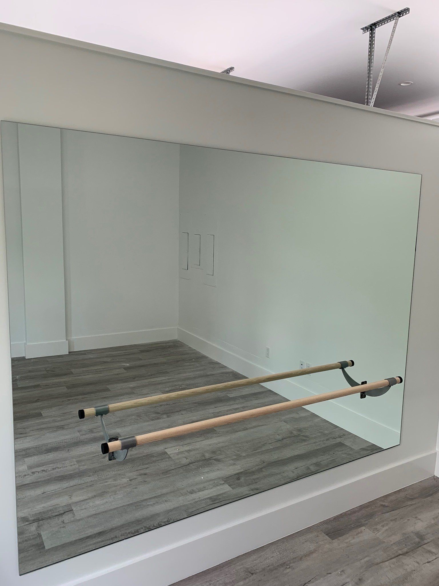 Huge wall mirror
