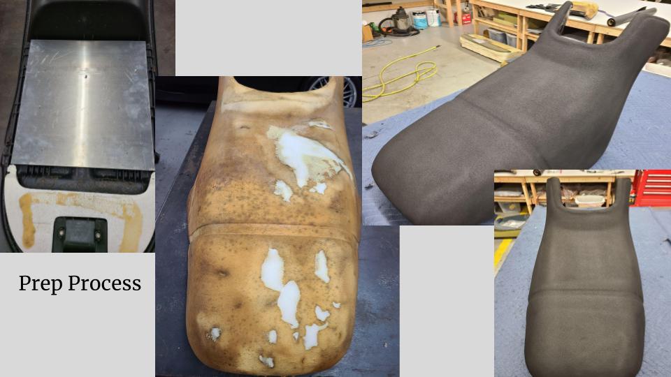 Jet Ski Seat Prep Process