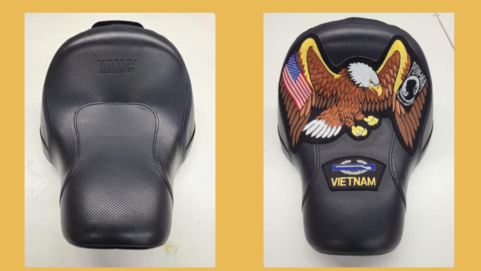 Patches On Motorcycle Seats