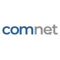Logo for Comnet, with 