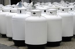 Large propane containers