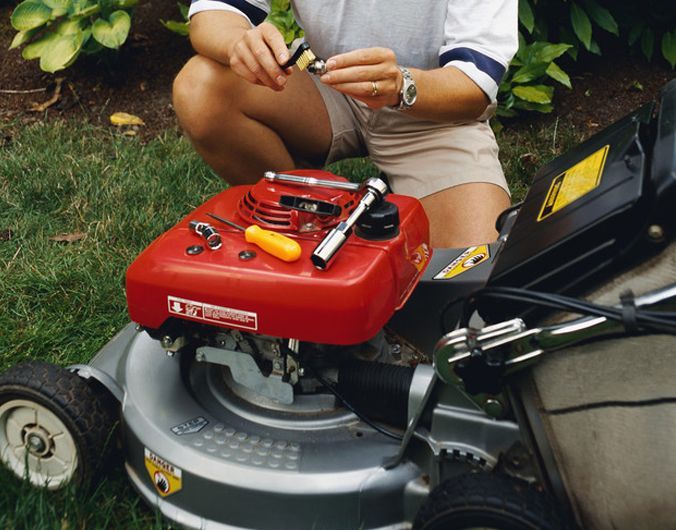 Lawn mower repair