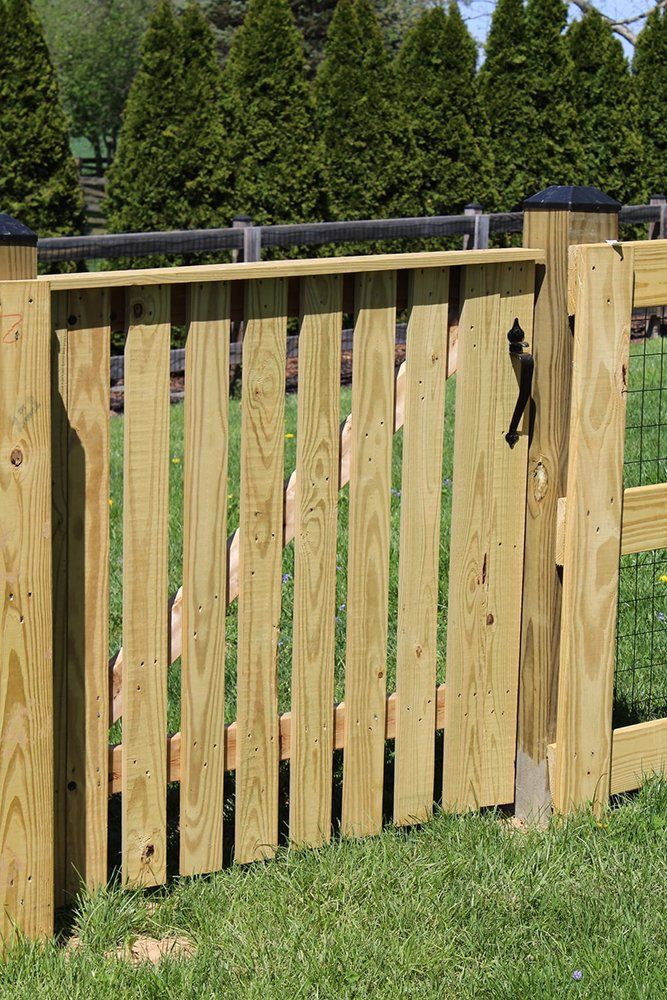 Wooden fence