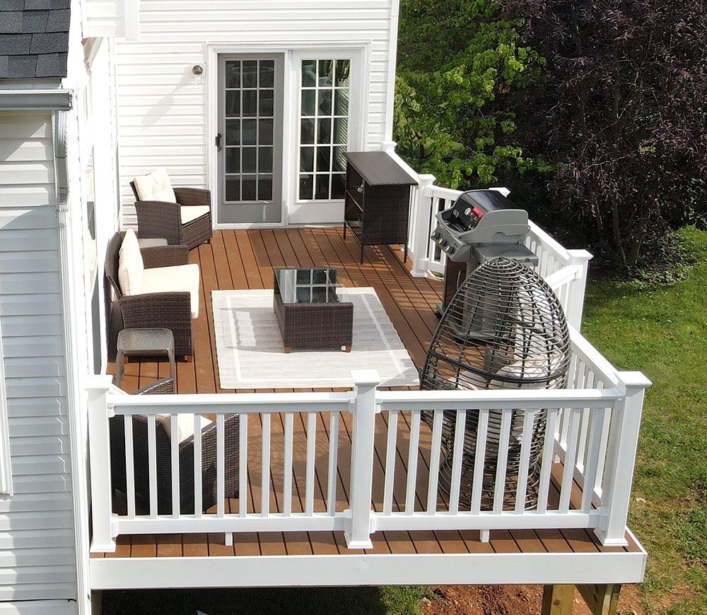 Wooden deck