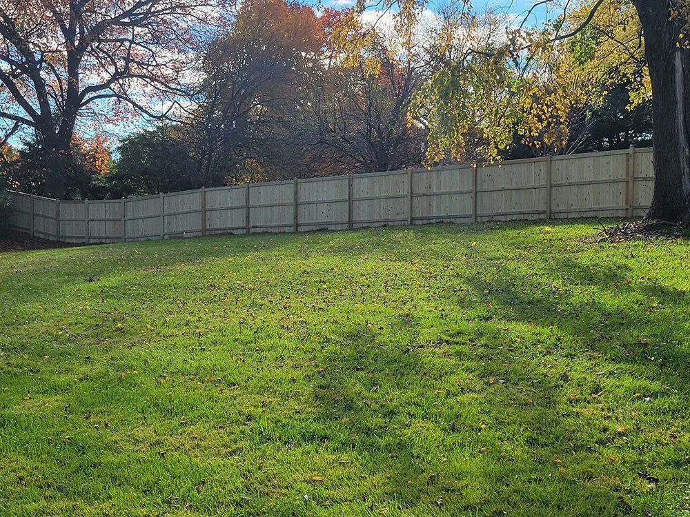 Wooden fence