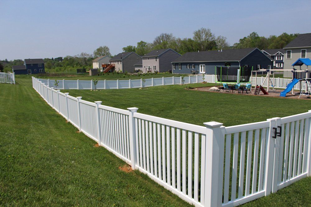 White fence