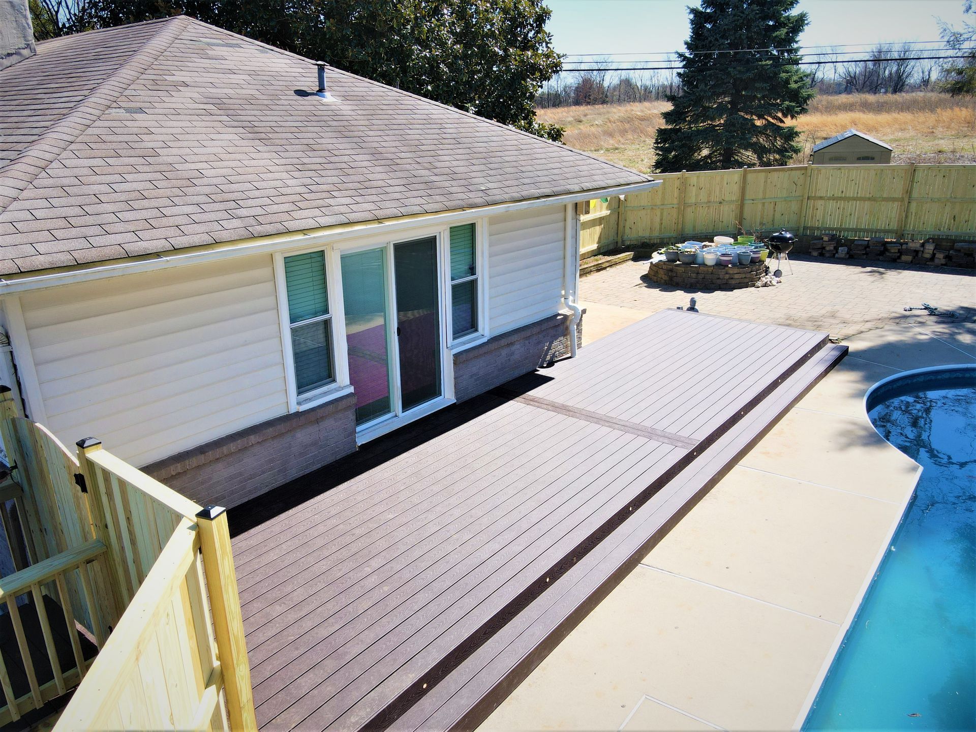 New Trex composite deck