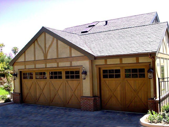 Wide garage door