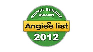 Angies list 2012 Super Service Award
