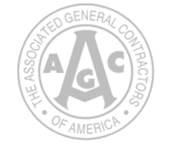 Gray circular AGC logo reading “The Associated General Contractors of America”