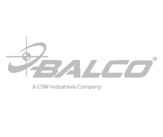 BALCO logo in gray with the subtitle “A CSW Industrials Company”
