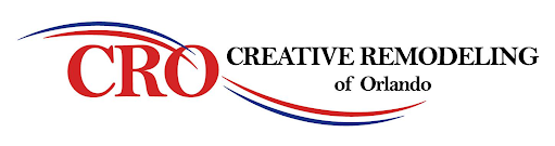 CRO logo with red and blue swoosh and text “Creative Remodeling of Orlando”