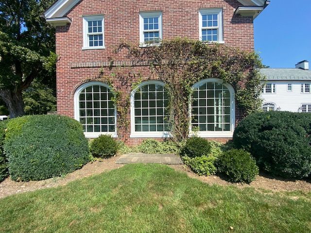 after landscaping work