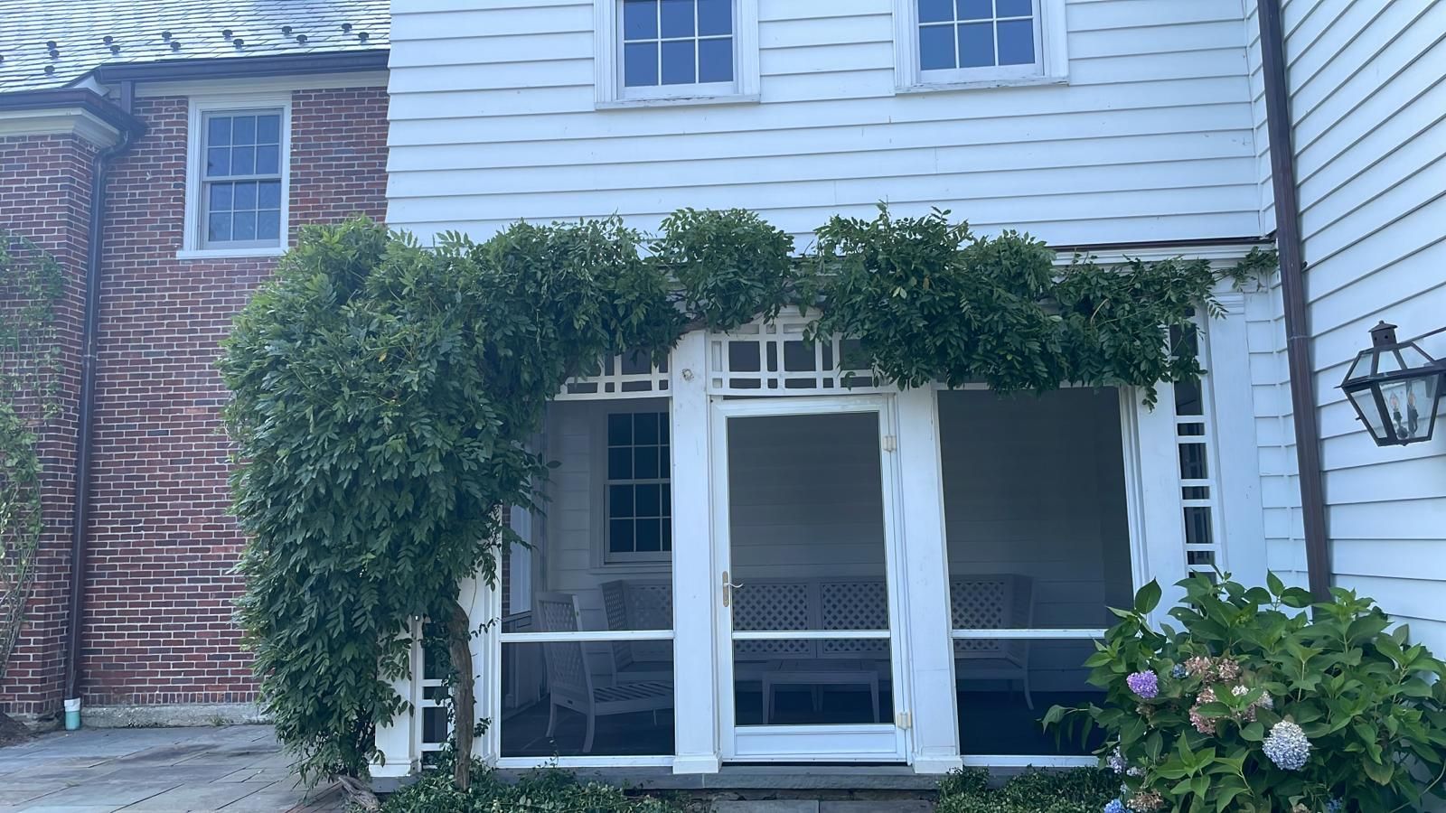 after residential landscape trim