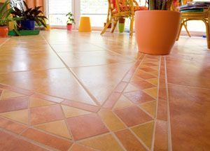 A beautiful tile floor