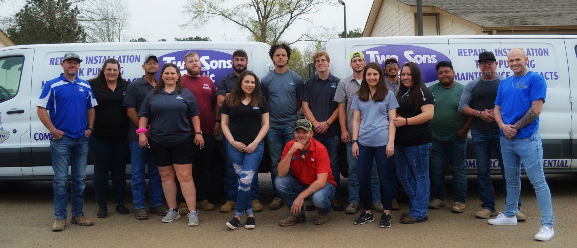 Two Sons Environmental Services team