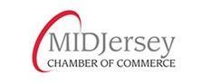 The logo for the mid jersey chamber of commerce.