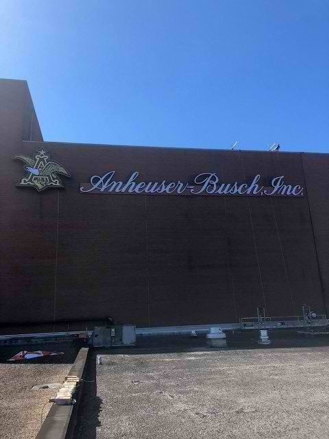 Anheuser Busch Williamsburg VA Replacement Letterset