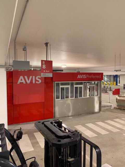Omaha Airport Avis Rental Car Project