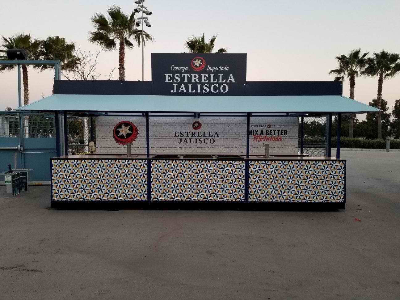 Estrella Bar Carts Updates - Dodger Stadium - Los Angeles, CA