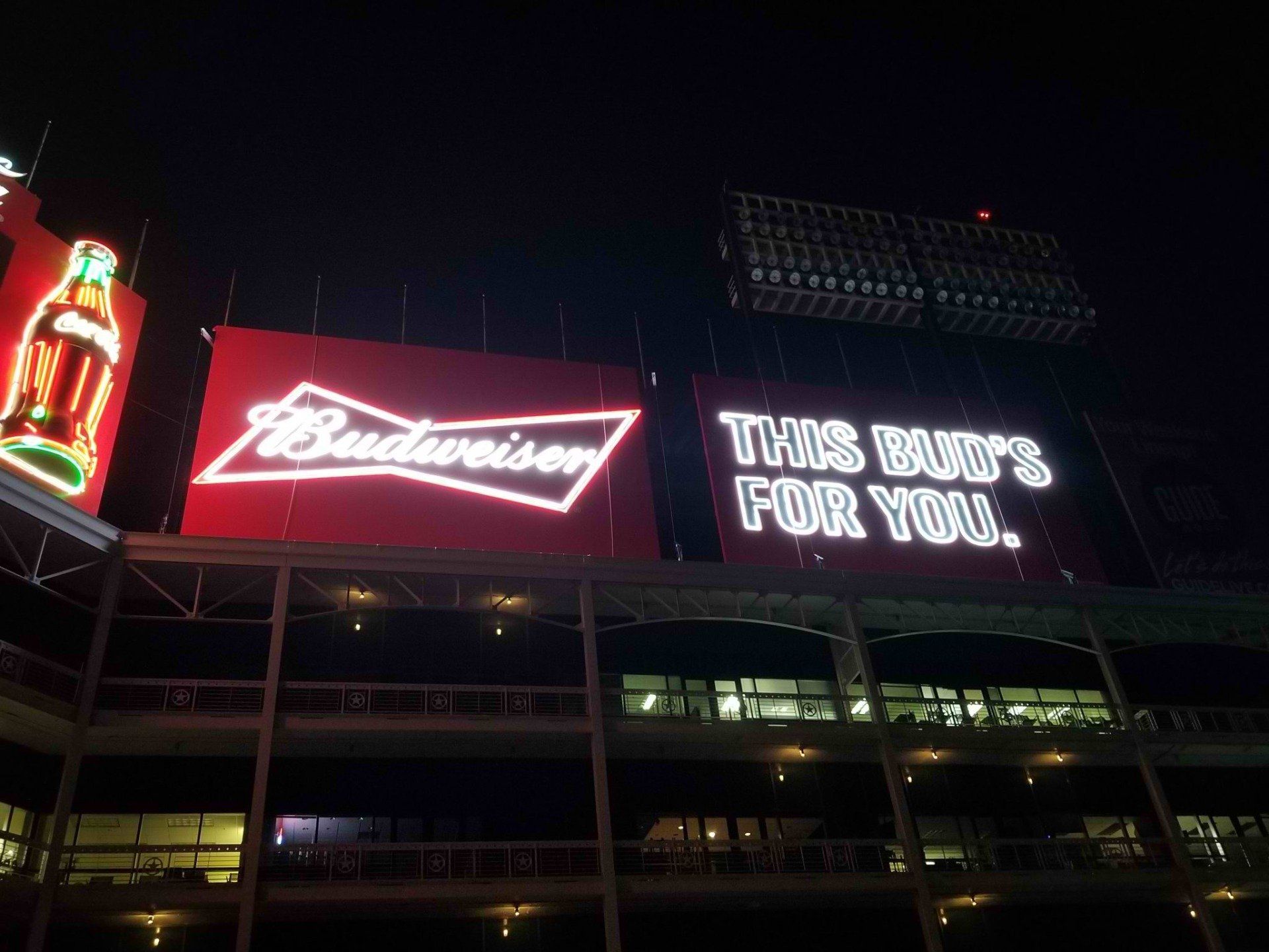 Texas Rangers Bud Update - Dallas TX