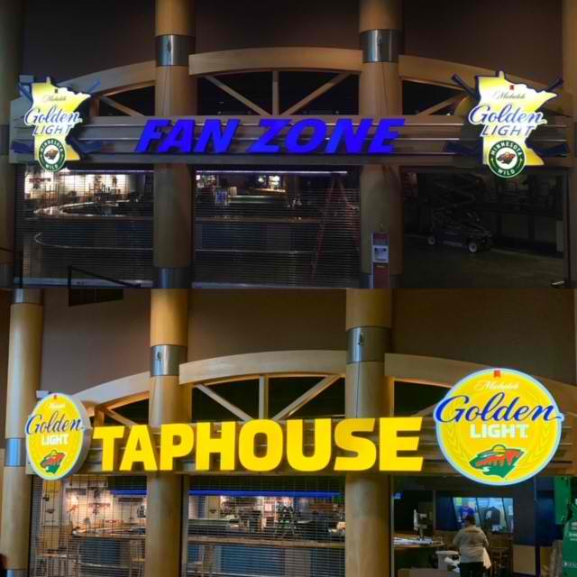 XCEL Arena Michelob Ultra Change Out - St. Paul MN