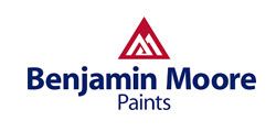 Benjamin Moore Paints logo: red triangle with letter