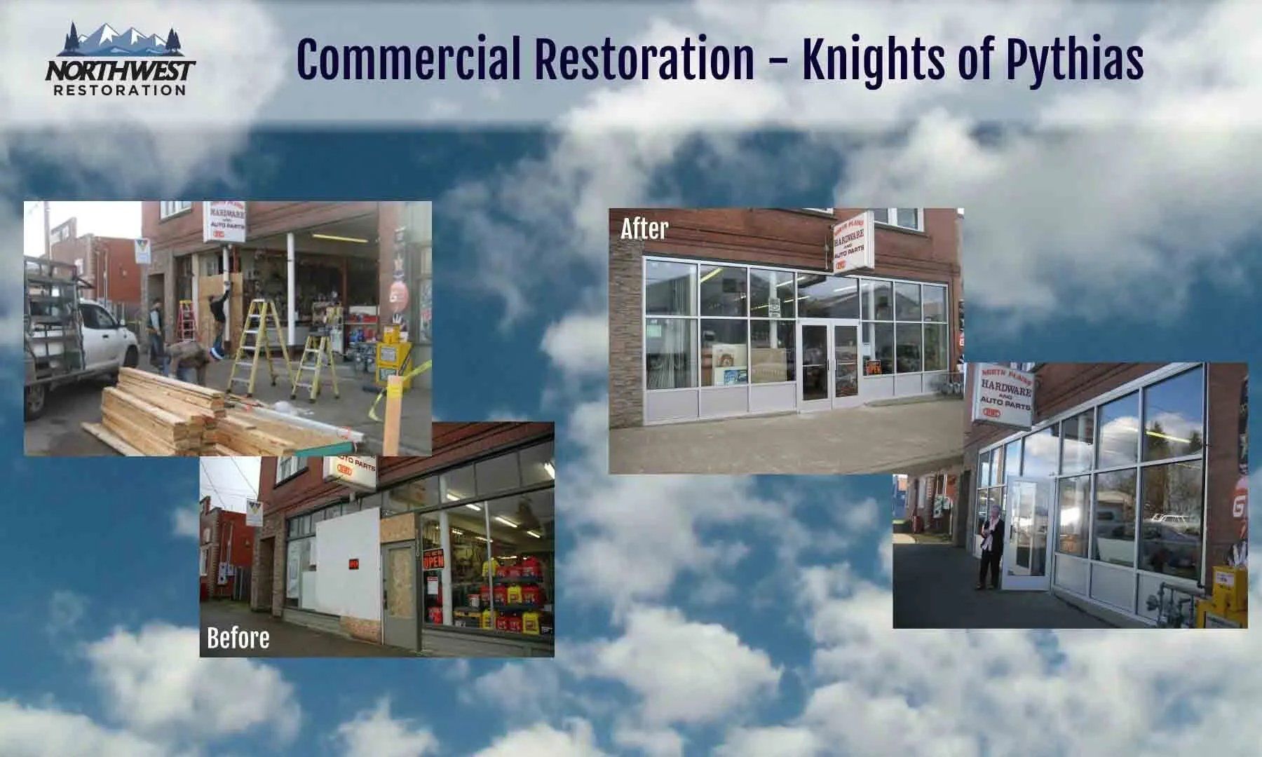 Commercial restoration process