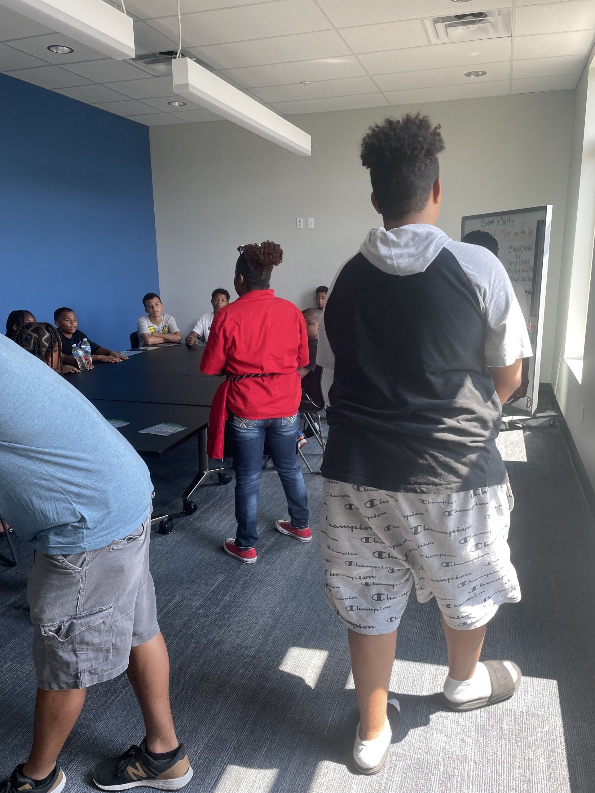 Black and white hoodie