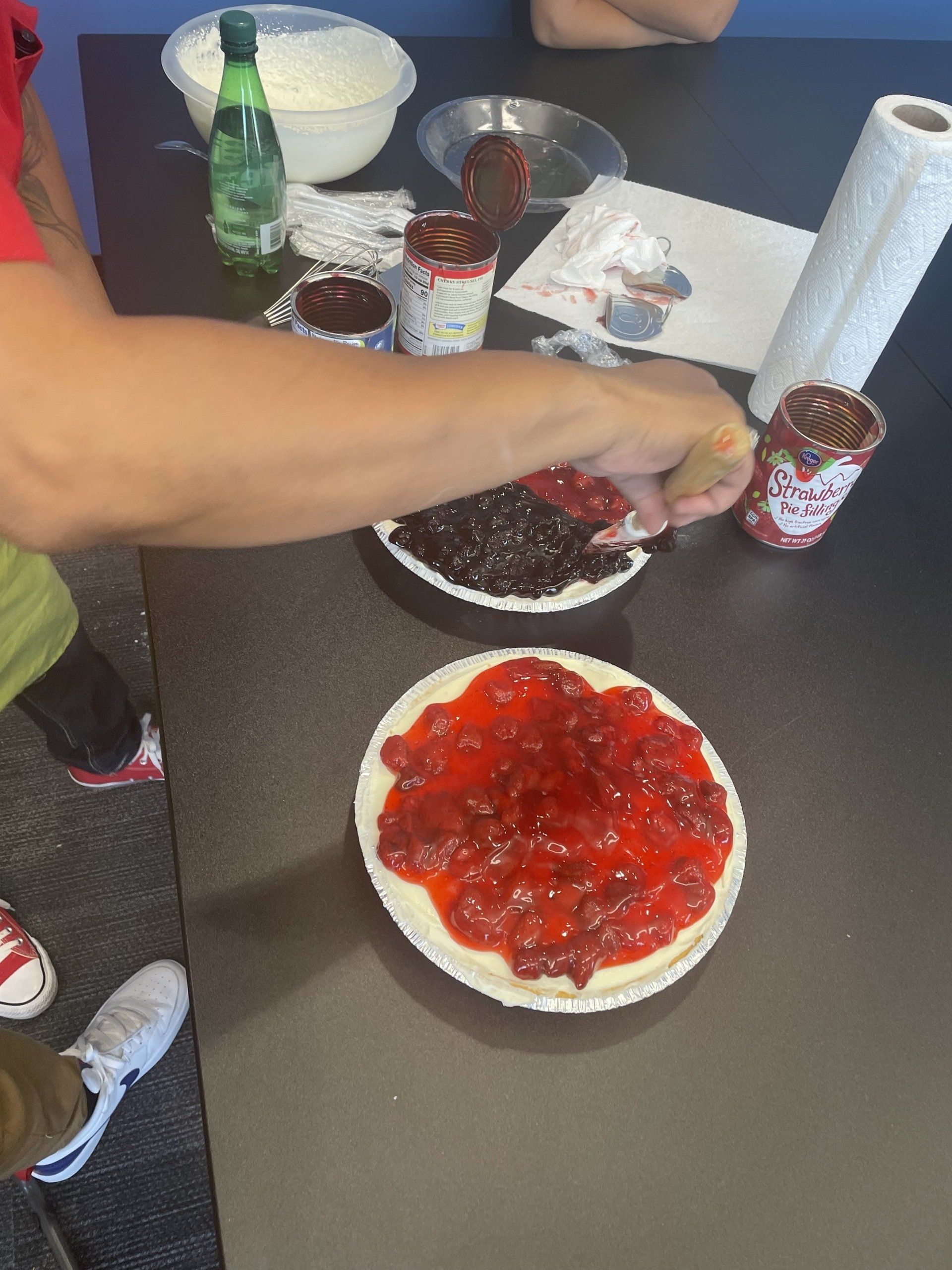 Strawberry and blueberry