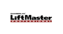 Chamberlain LiftMaster Professional logo in black, red, and white.