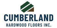 Cumberland Hardwood Floors Inc. logo with green geometric mark and dark blue text on white background
