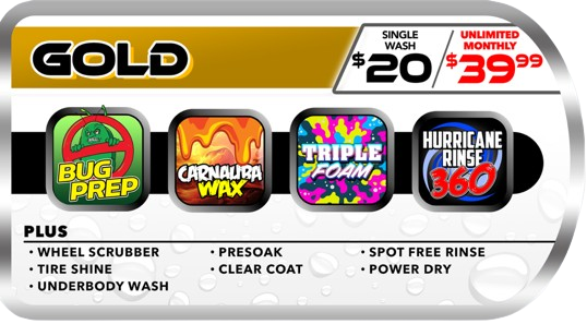 Gold Package for Single Wash