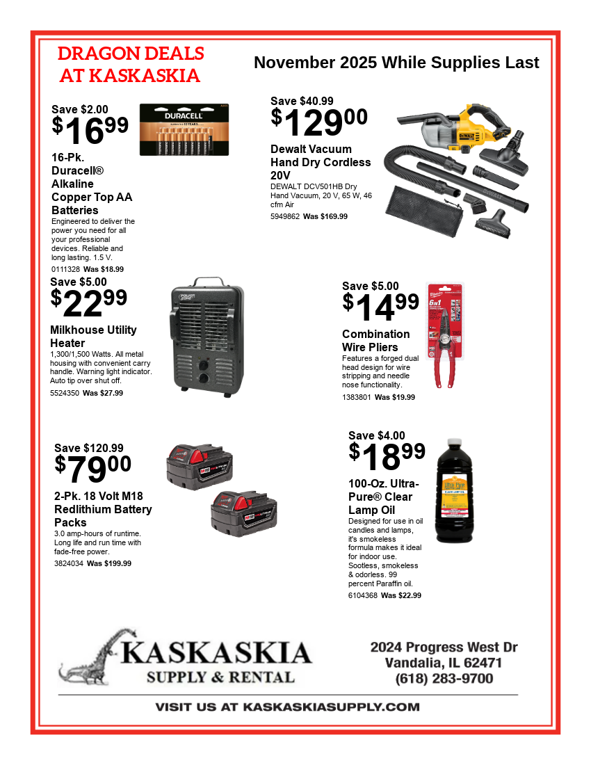 June 2025 Dragon Deals Flyer