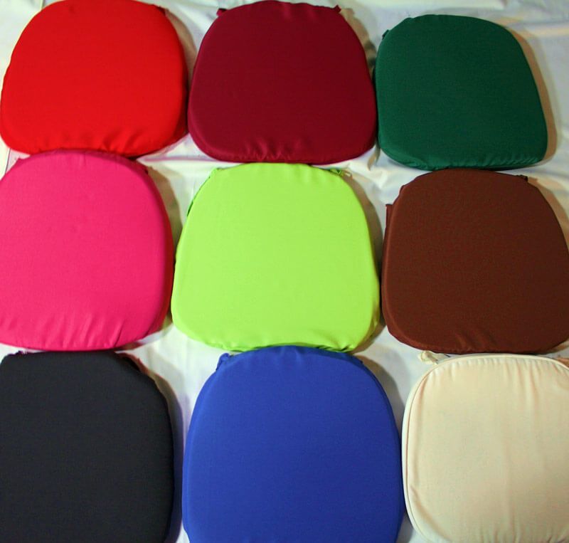 Assorted Polyester Chair Pads