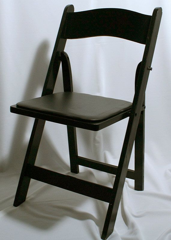 Black Padded Chair