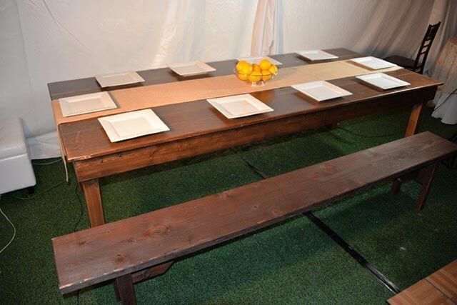 Farm Table and Bench