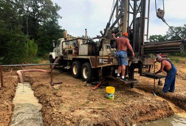 Water well drilling