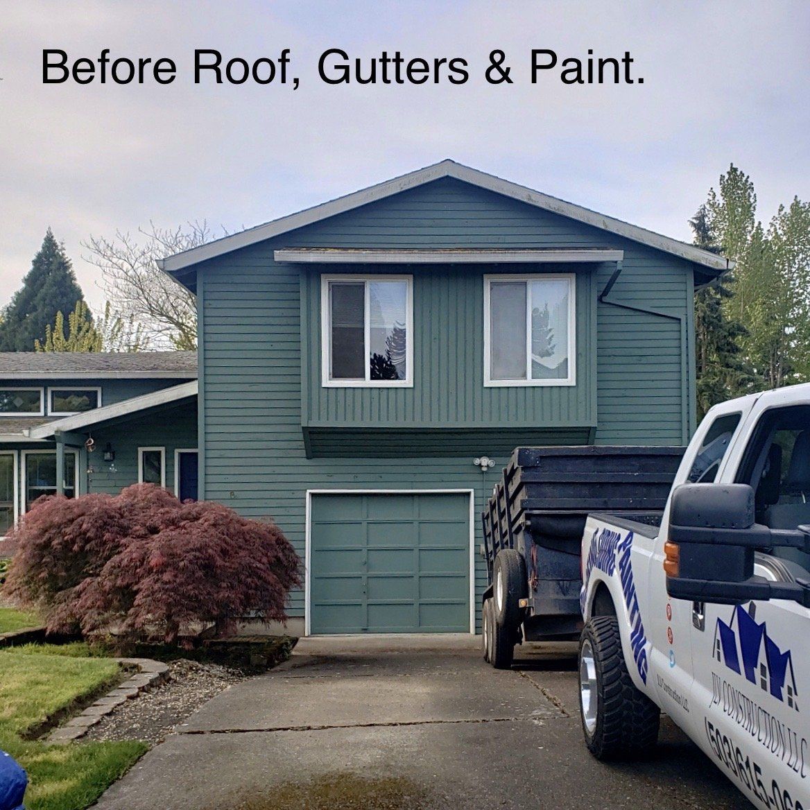 roof, gutters, paint